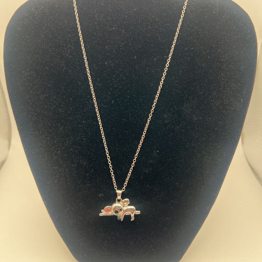 Silver Koala Pendant Necklace