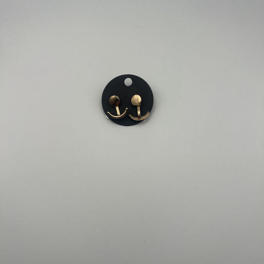 Gold Anchor Earrings