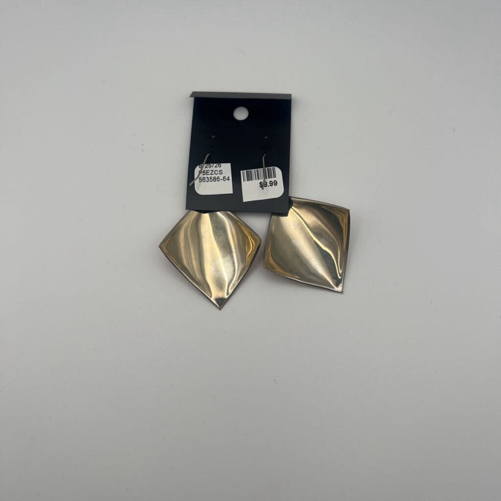 Silver/ Multi Color Striped Drop Earrings