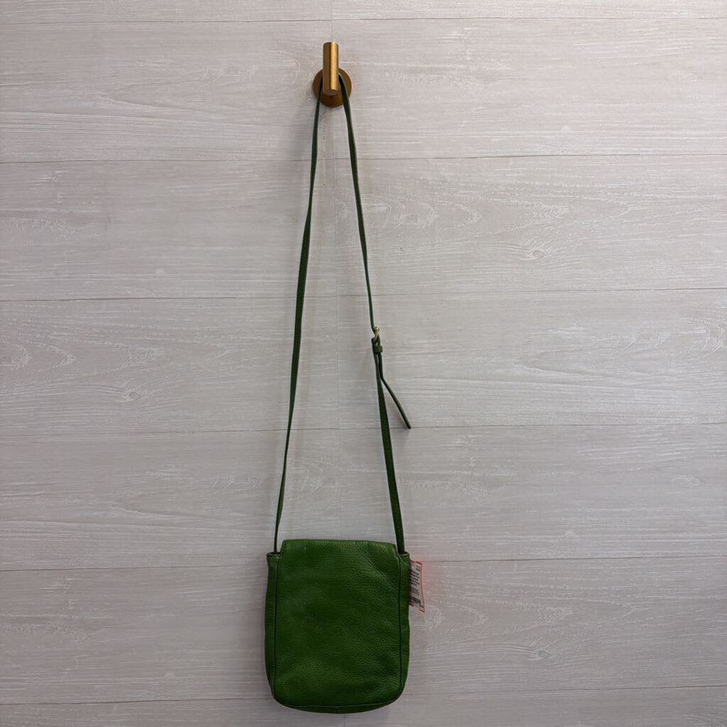 Michael Kors Green Leather Crossbody Purse