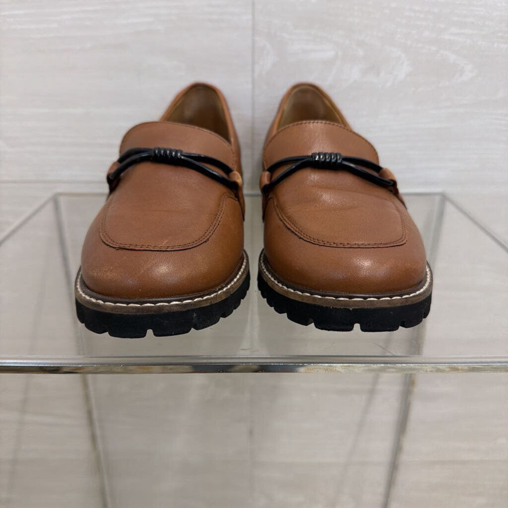 Trotters Brown Leather Loafers 8
