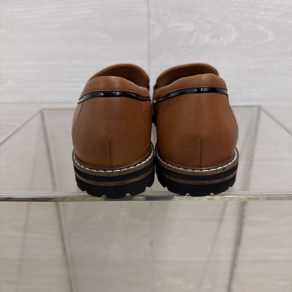 Trotters Brown Leather Loafers 8