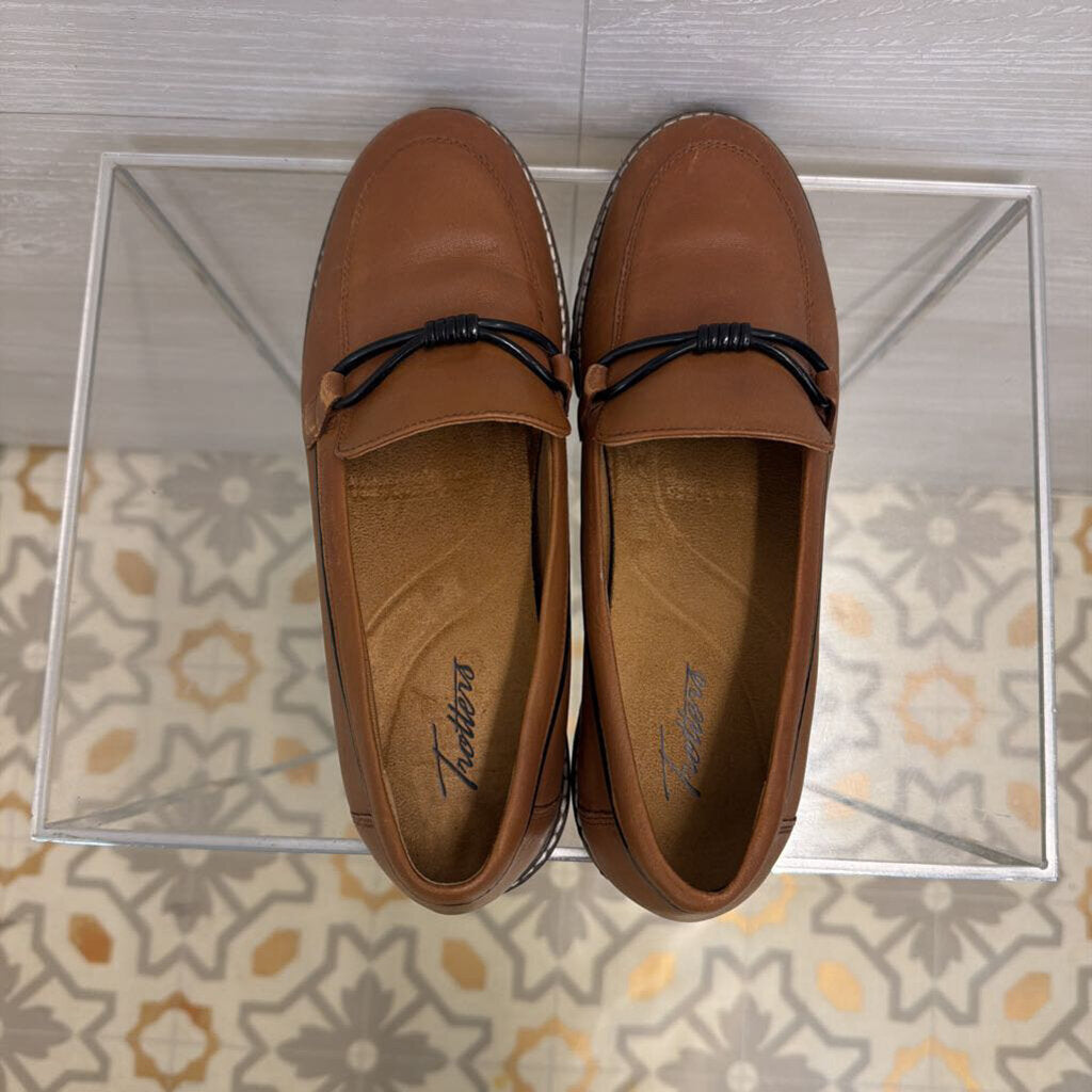 Trotters Brown Leather Loafers 8