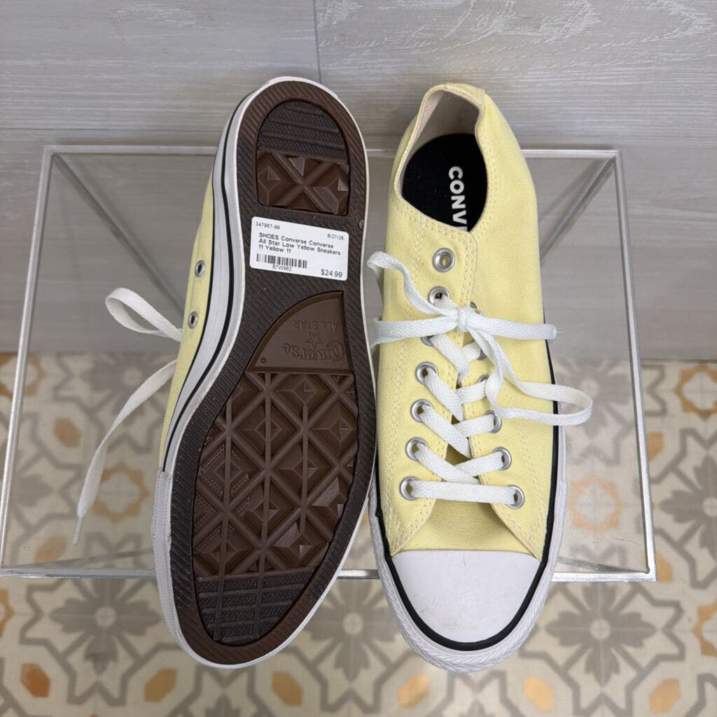 Converse All Star Low Yellow Sneakers 11