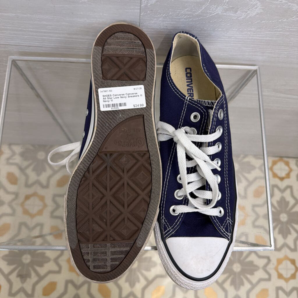 Converse All Star Low Navy Sneakers 11