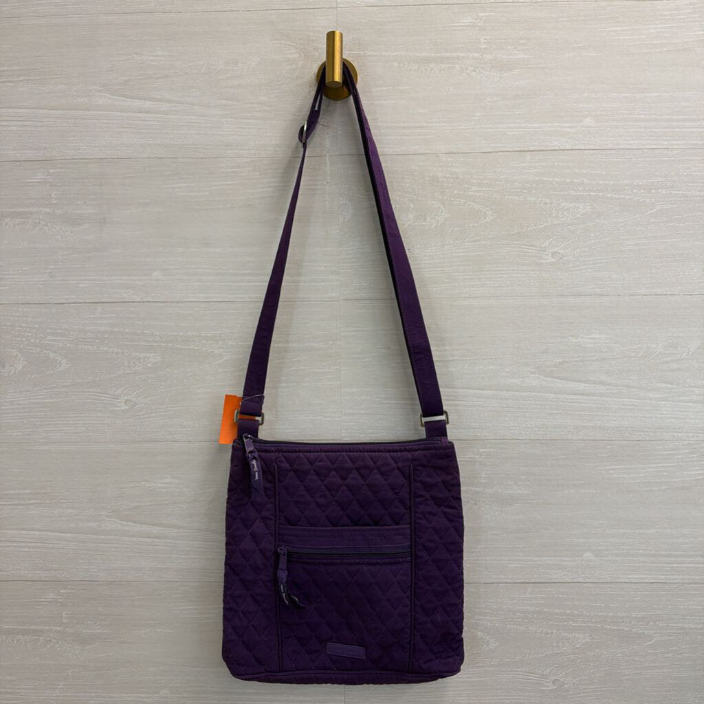 Vera Bradley Purple Quilted Crossbody Purse