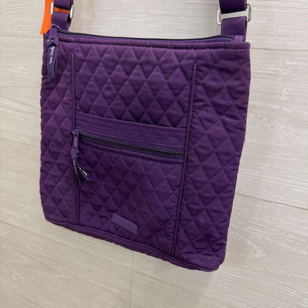 Vera Bradley Purple Quilted Crossbody Purse