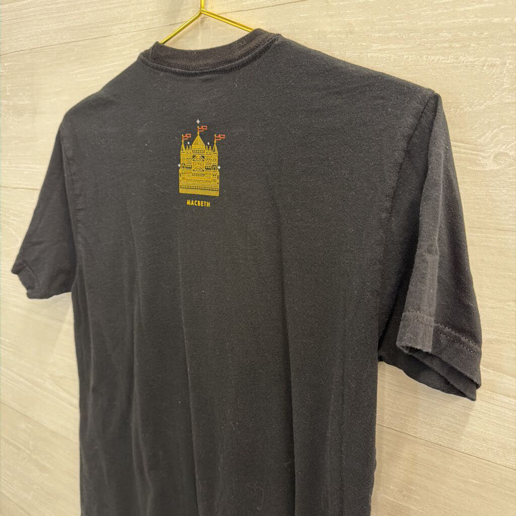 Black/ Multi Macbeth Short Sleeve Graphic Tee Small