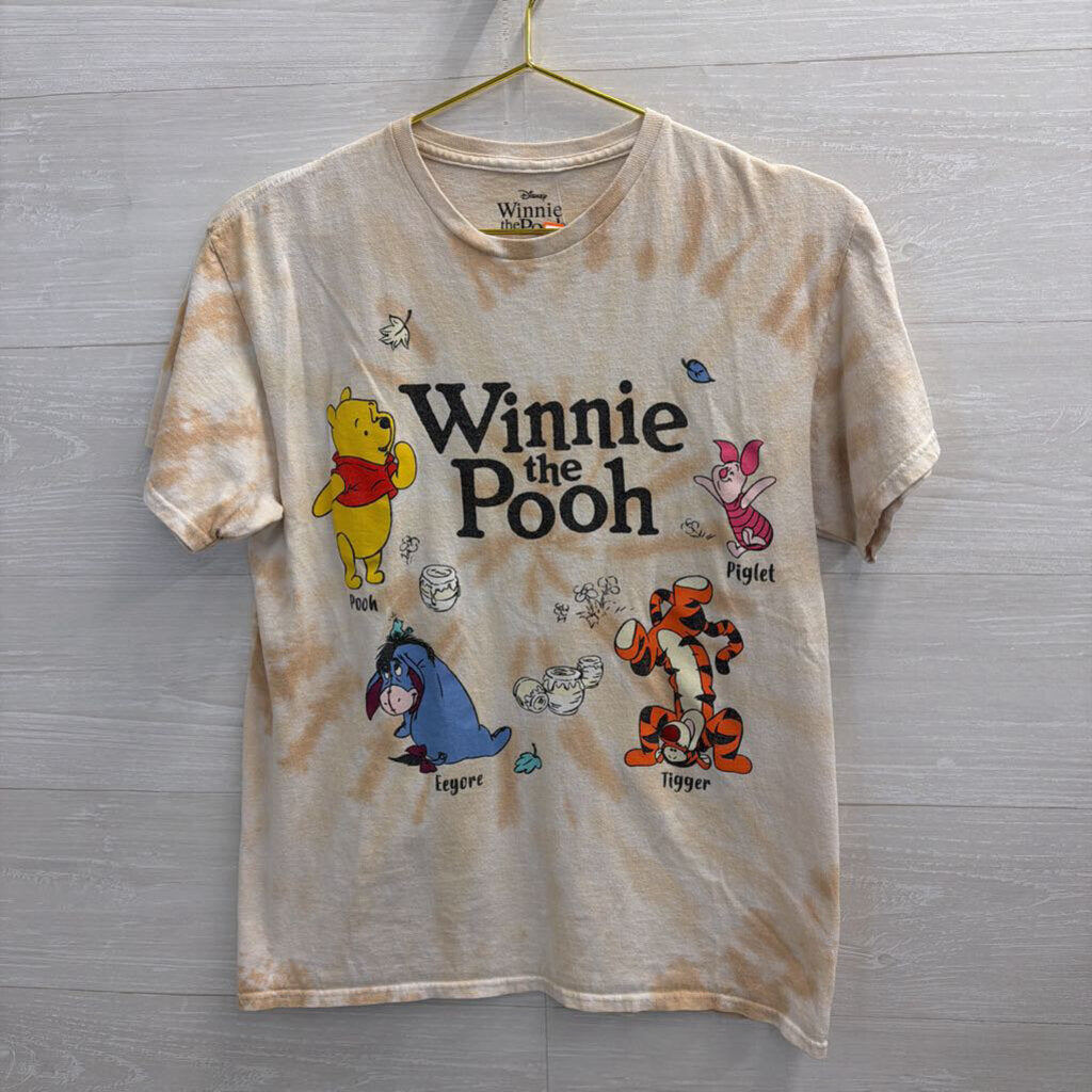 Disney Beige/ Multi Winnie The Pooh Short Sleeve Graphic Tee Medium