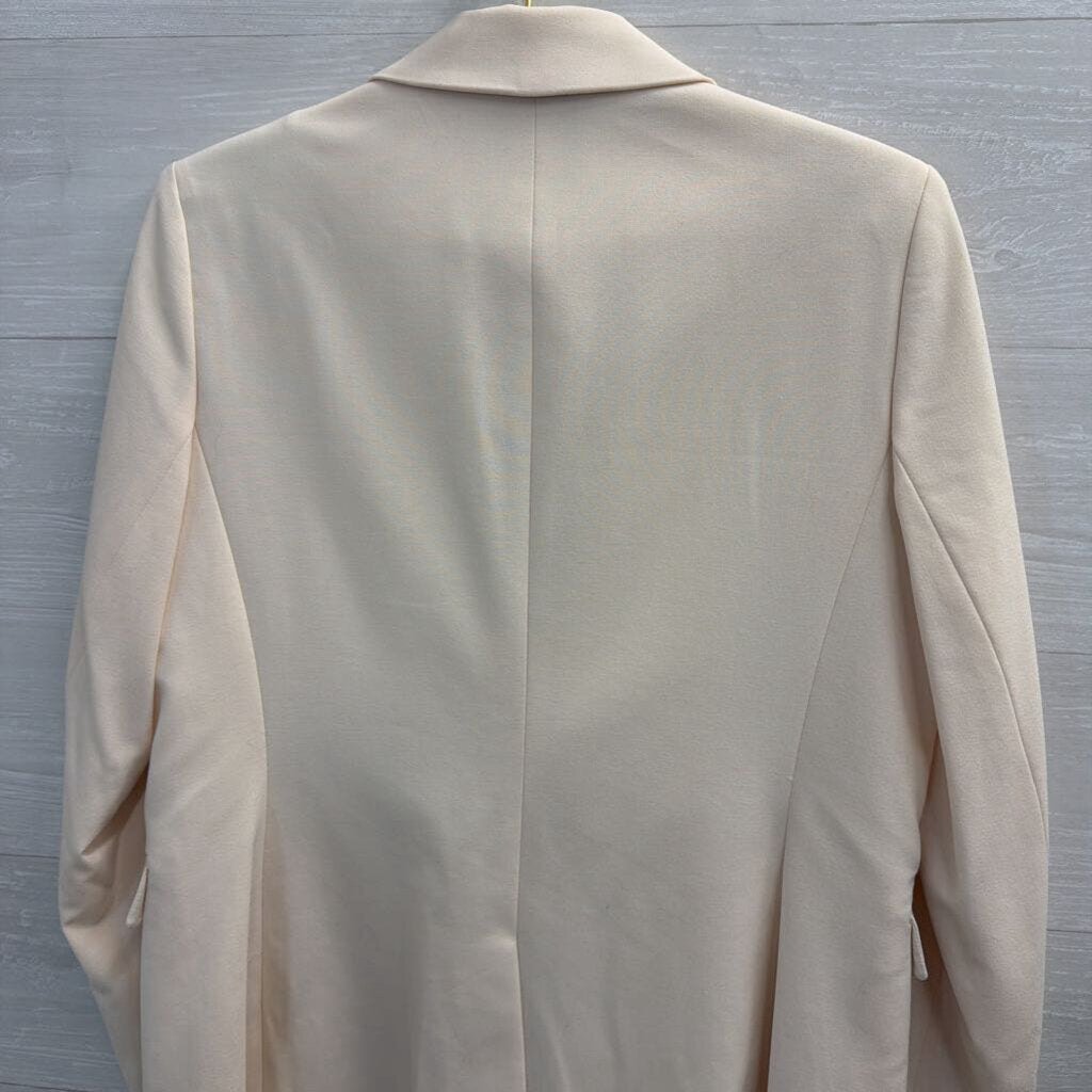 The Limited Cream Long Sleeve Blazer Jacket Large