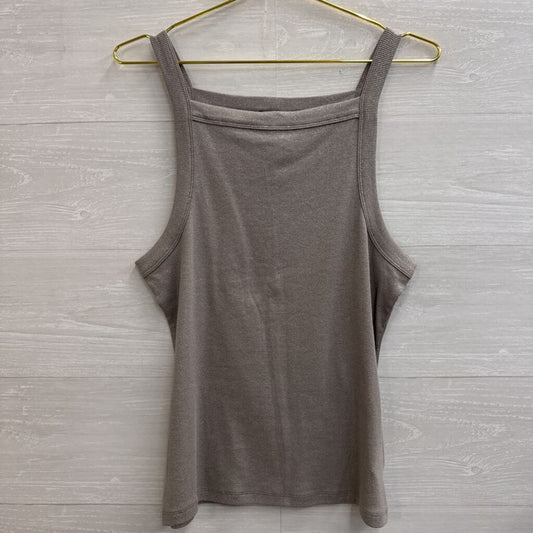 Express Grey Shimmer Tank Top Large