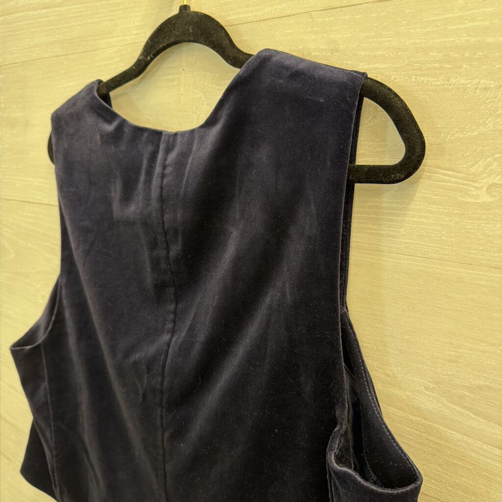 Gap Navy Velvet Vest Top Extra Large