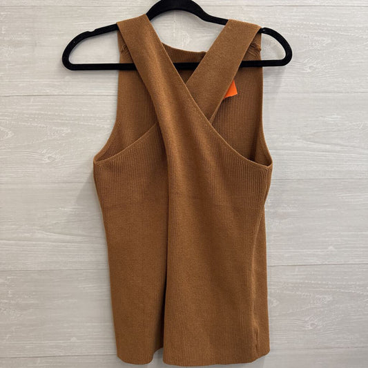 Brown Knit Tank Top Extra Large