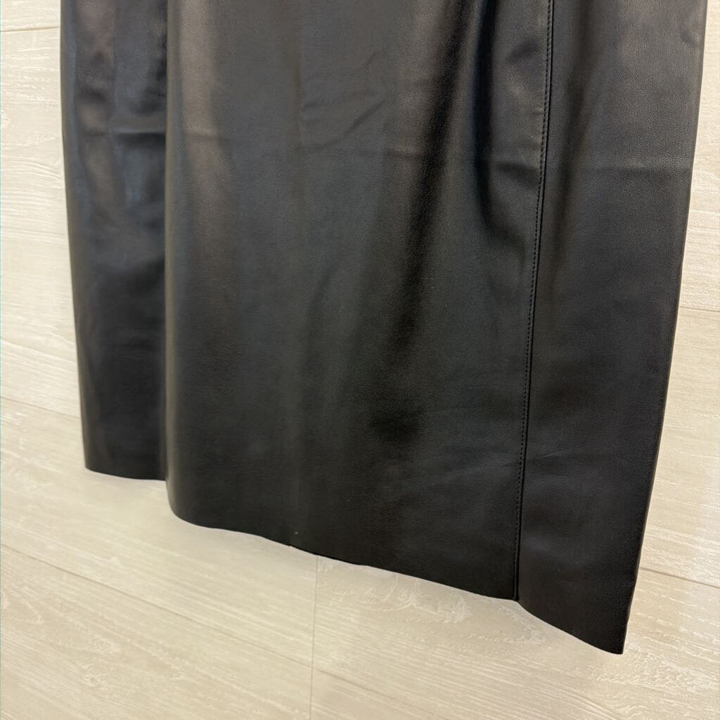 Vero Moda Black Faux Leather Skirt Extra Large