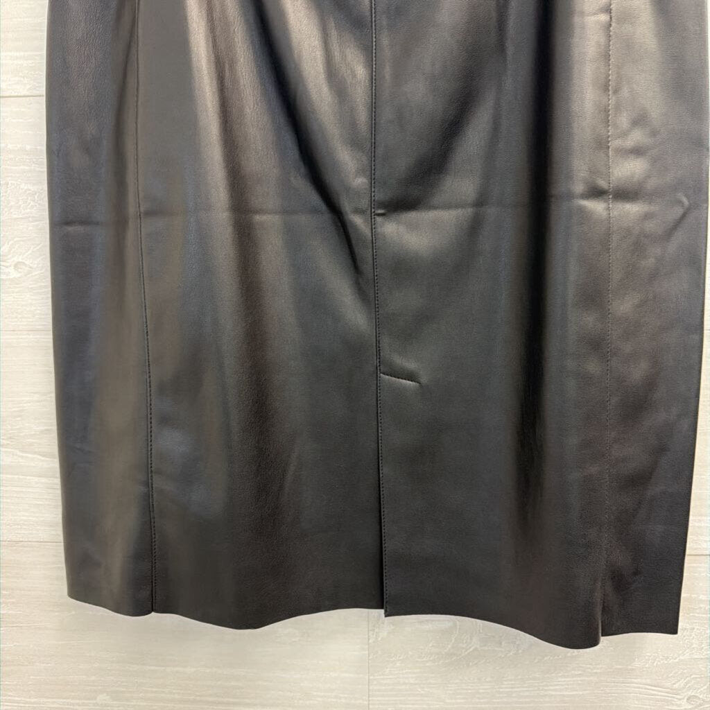 Vero Moda Black Faux Leather Skirt Extra Large