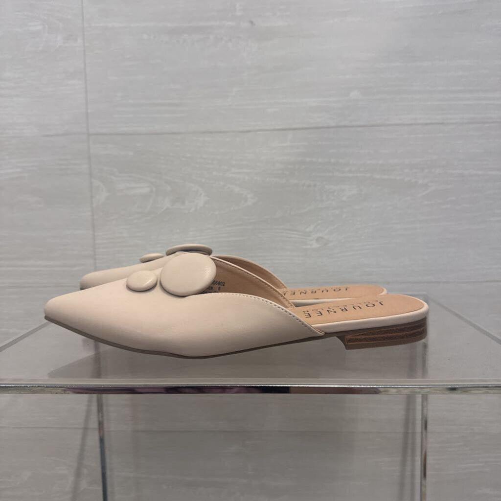 Journee Collection Beige Mallorie Mules 8
