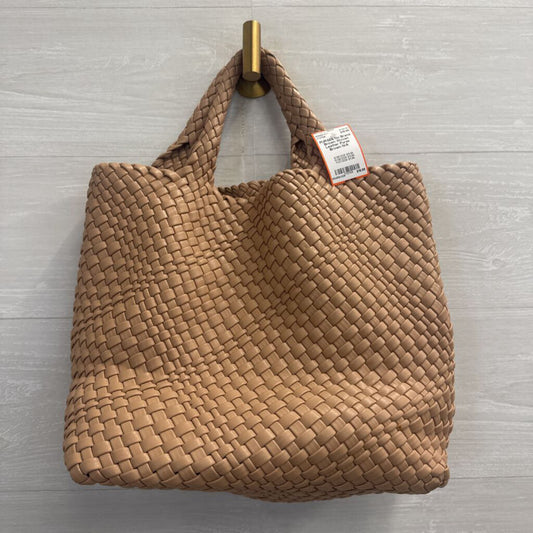 Brown Woven Leather Purse