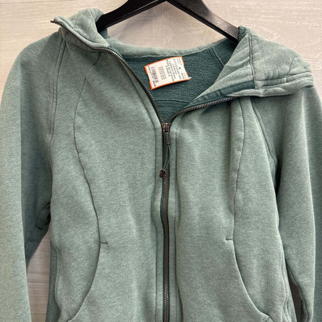Lululemon Green Scuba Zip Up Hoodie 8
