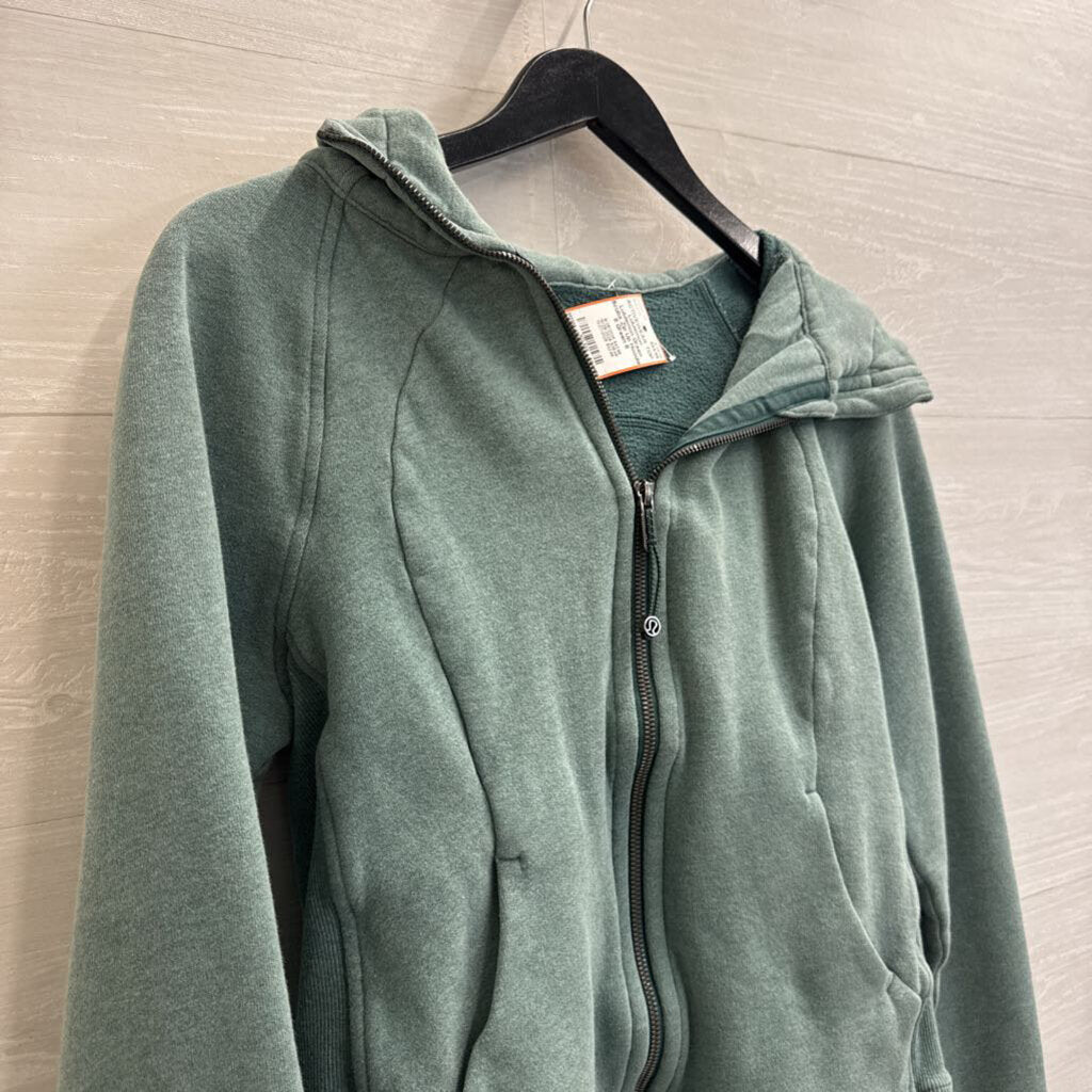 Lululemon Green Scuba Zip Up Hoodie 8