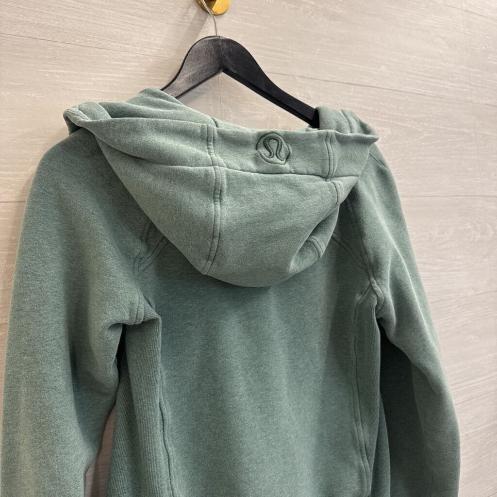 Lululemon Green Scuba Zip Up Hoodie 8