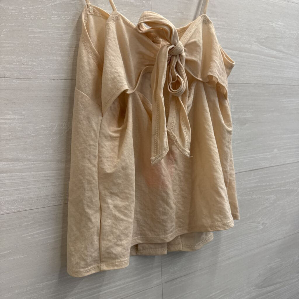Top Shop Beige Button Front Tank Top 6