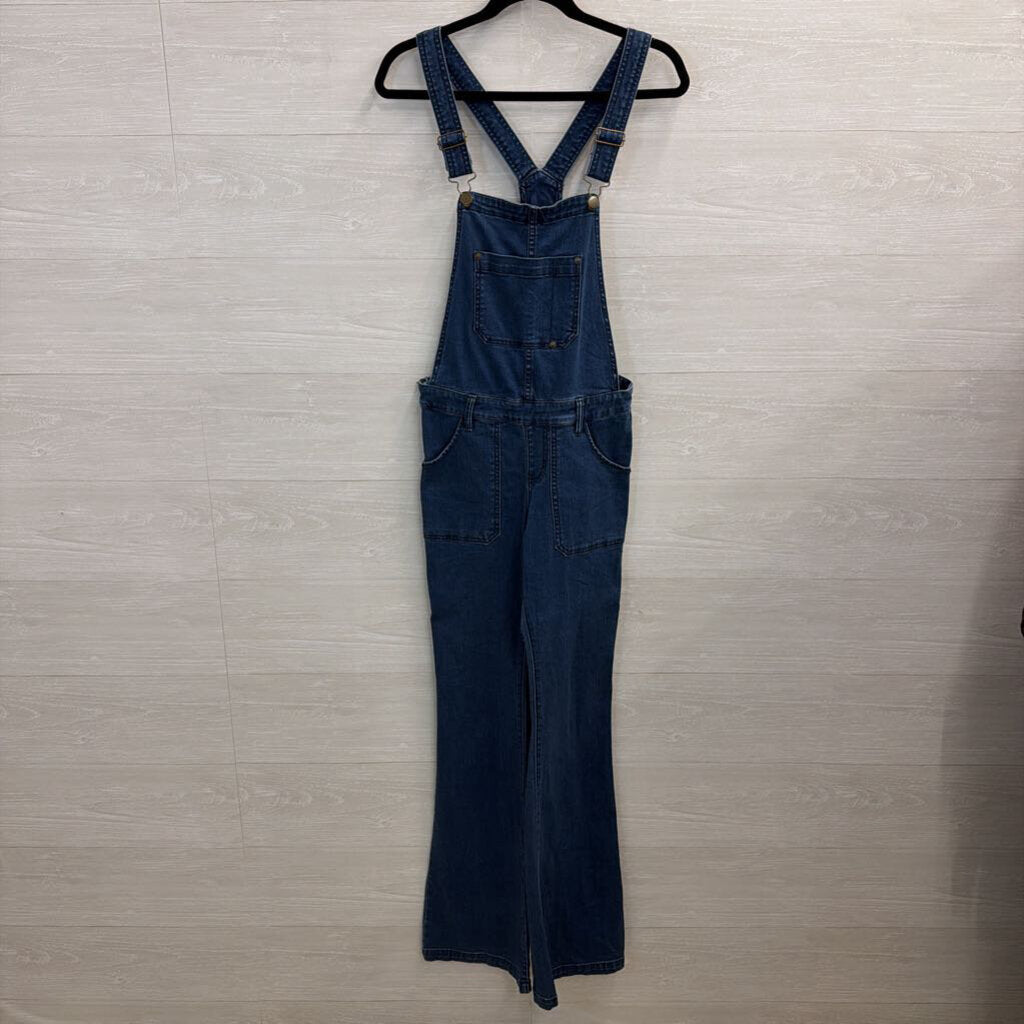 BP Dark Wash Denim Overalls 27