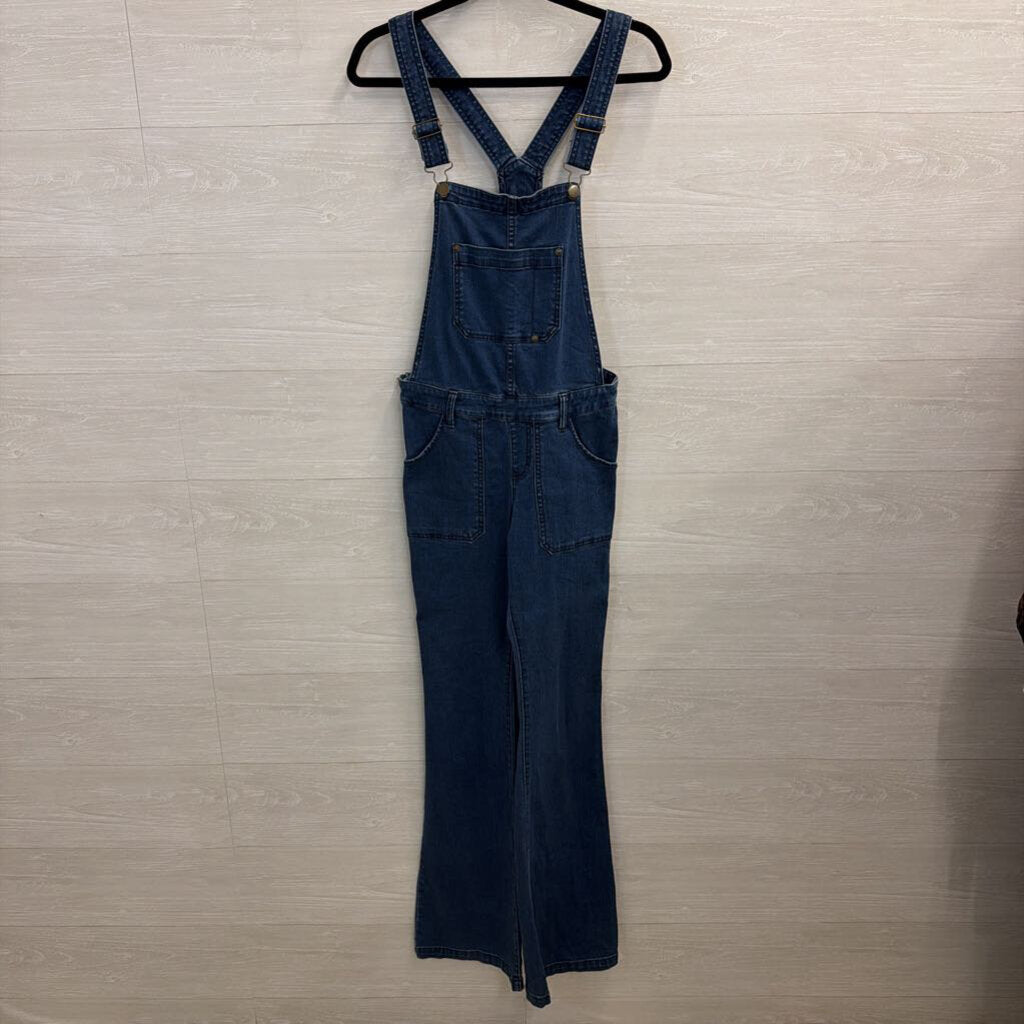BP Dark Wash Denim Overalls 27