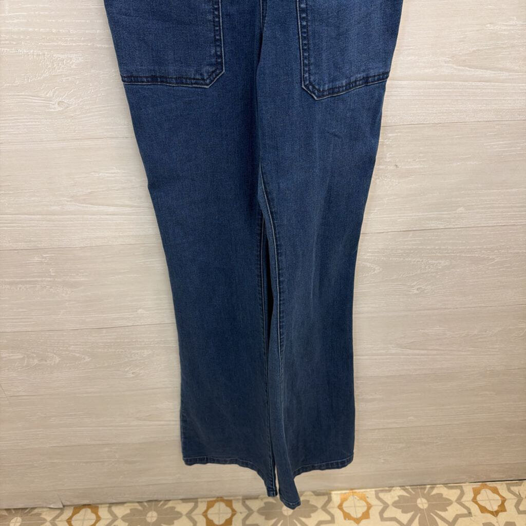 BP Dark Wash Denim Overalls 27