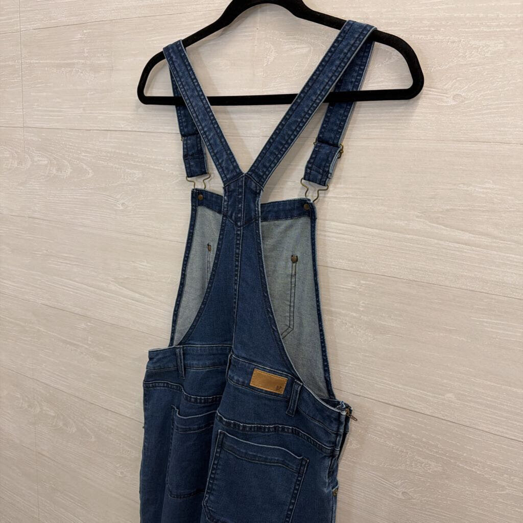 BP Dark Wash Denim Overalls 27