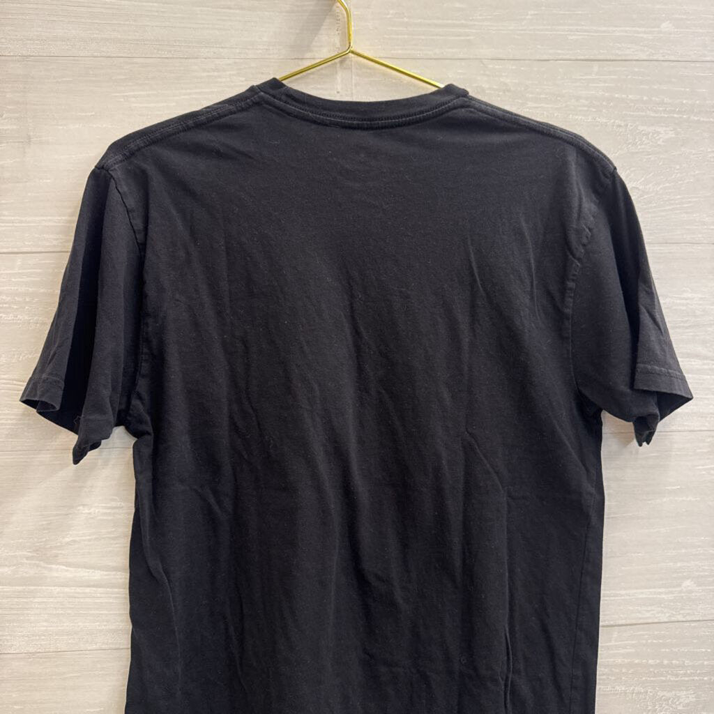 2 Pac Black Short Sleeve Graphic Tee Medium