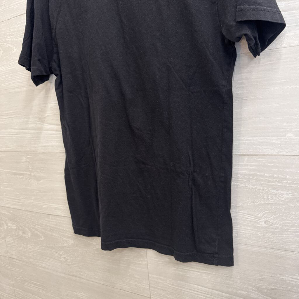 2 Pac Black Short Sleeve Graphic Tee Medium