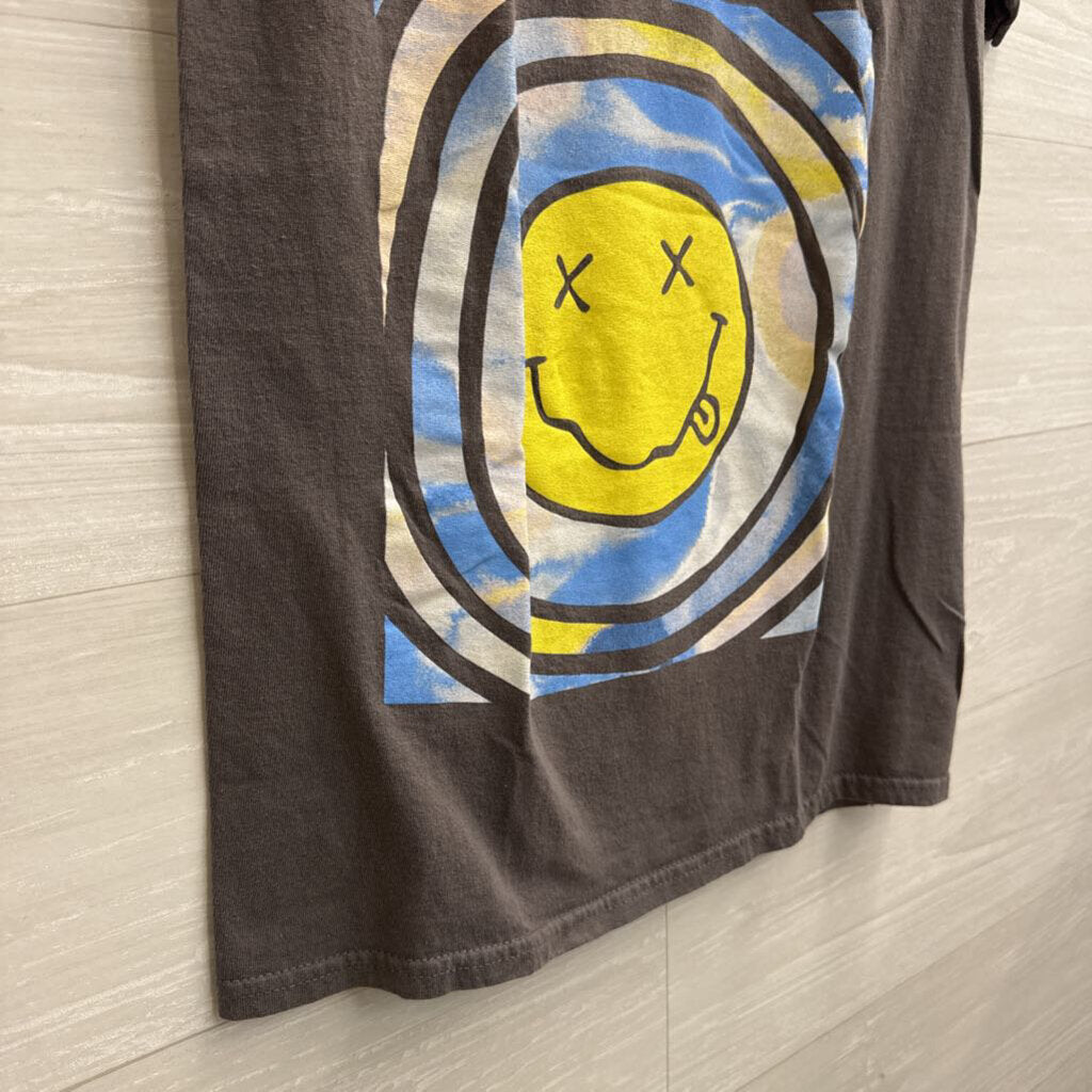 Nirvana Grey/ Multi Short Sleeve Graphic Tee Extra Small