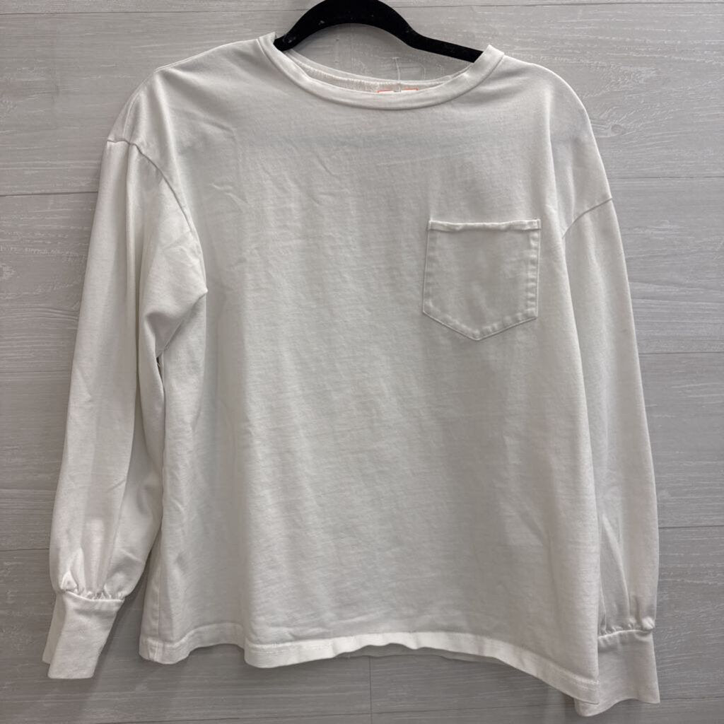 White Long Sleeve Top Small