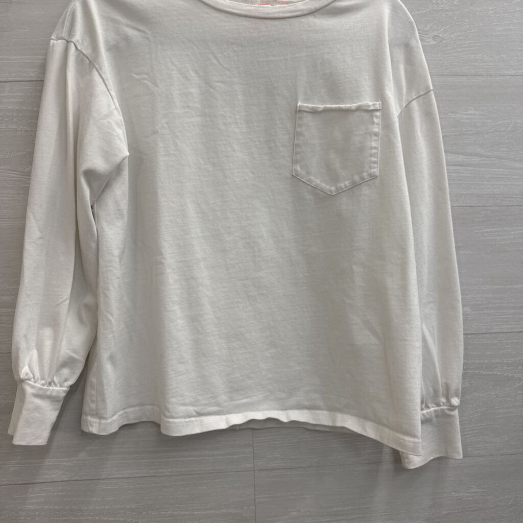 White Long Sleeve Top Small