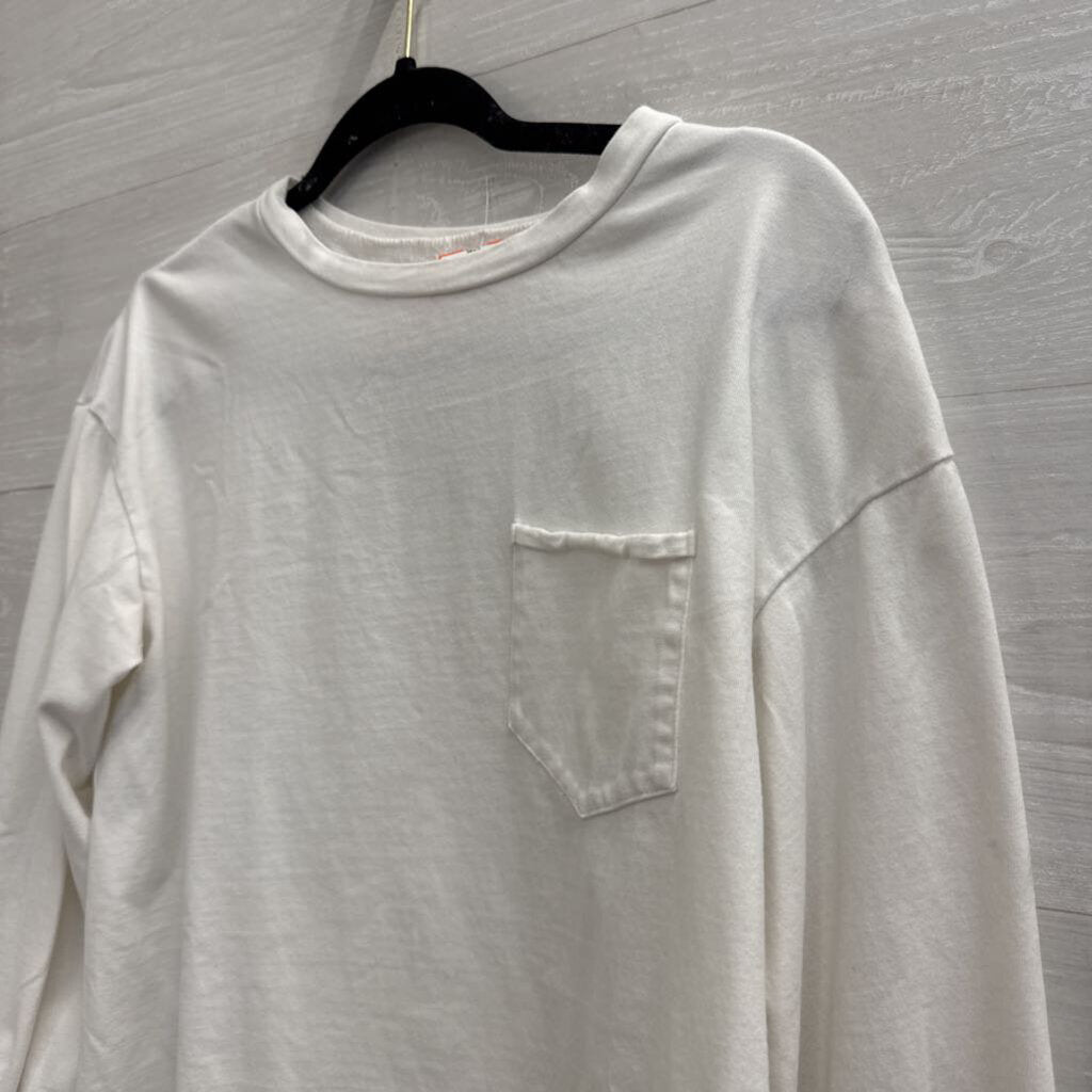 White Long Sleeve Top Small