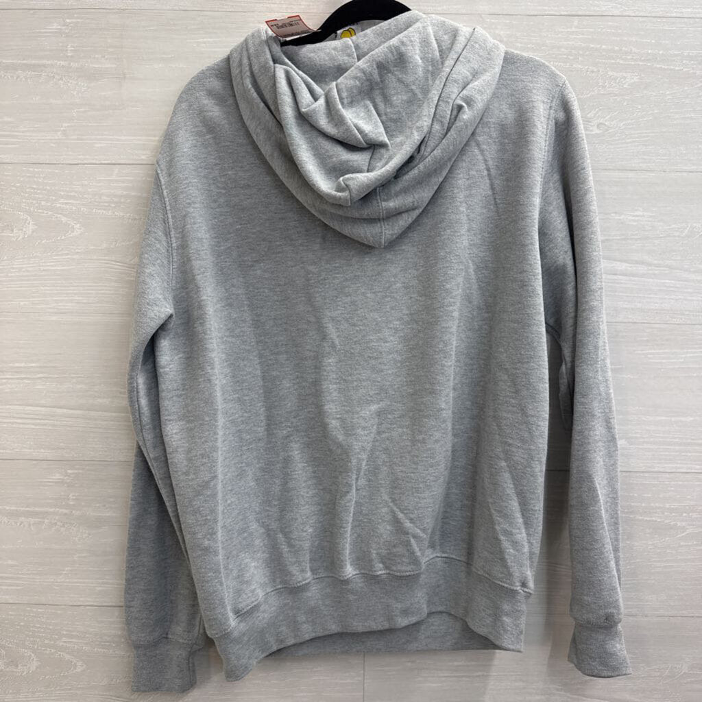 Lemon Collection Grey Universita Milano Hoodie Large