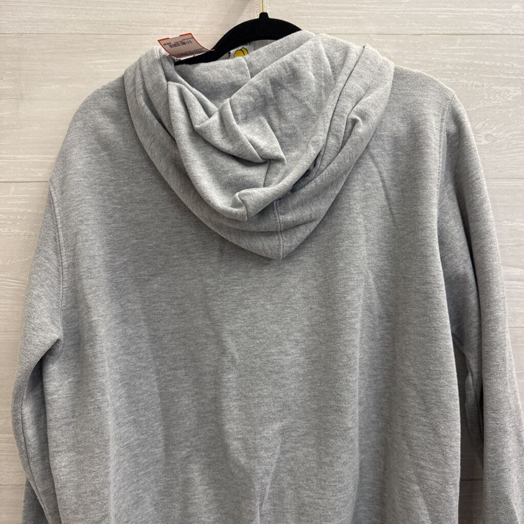 Lemon Collection Grey Universita Milano Hoodie Large