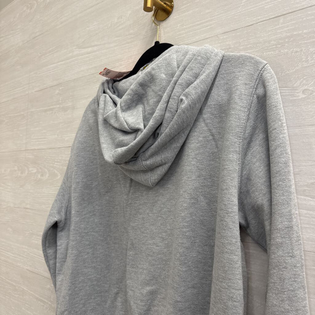 Lemon Collection Grey Universita Milano Hoodie Large