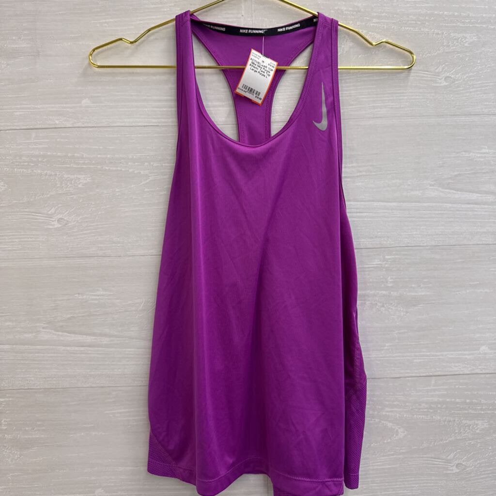 Nike Purple Athletic Tank Top Large