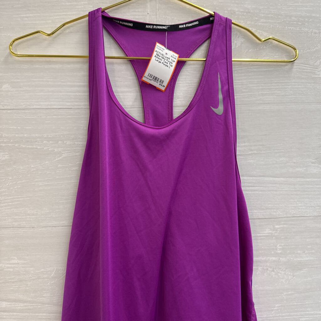 Nike Purple Athletic Tank Top Large