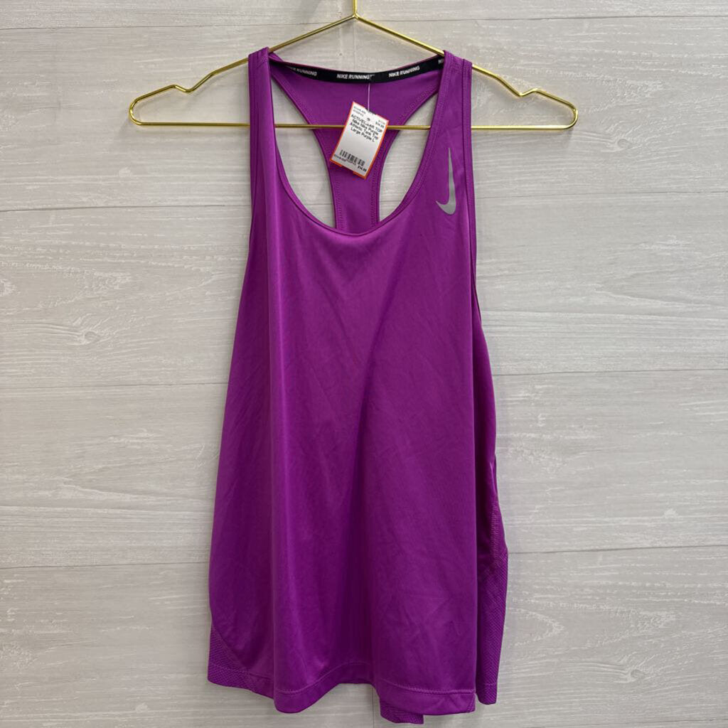 Nike Purple Athletic Tank Top Large