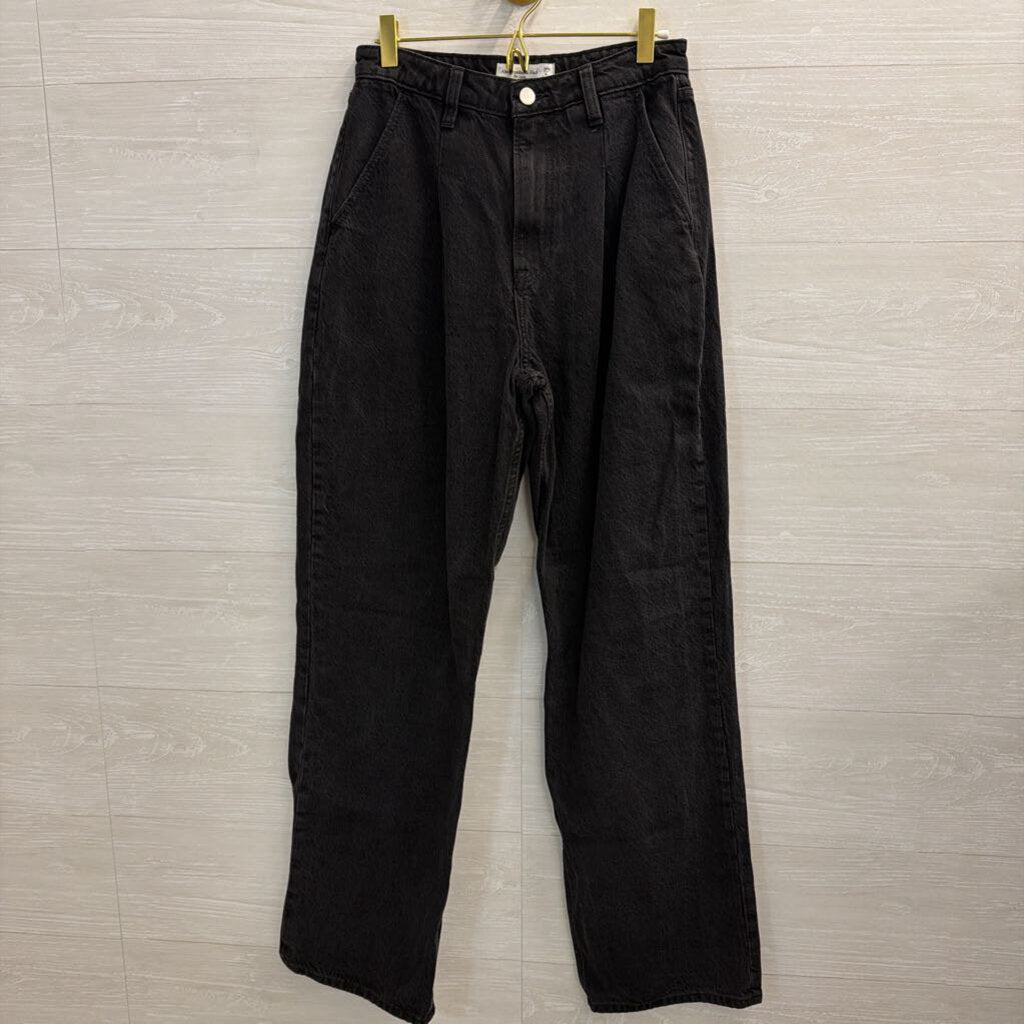 Abercrombie and Fitch Black The Loose High Rise Jeans 4 Long