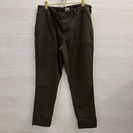 Lee Green Striped Pants 12