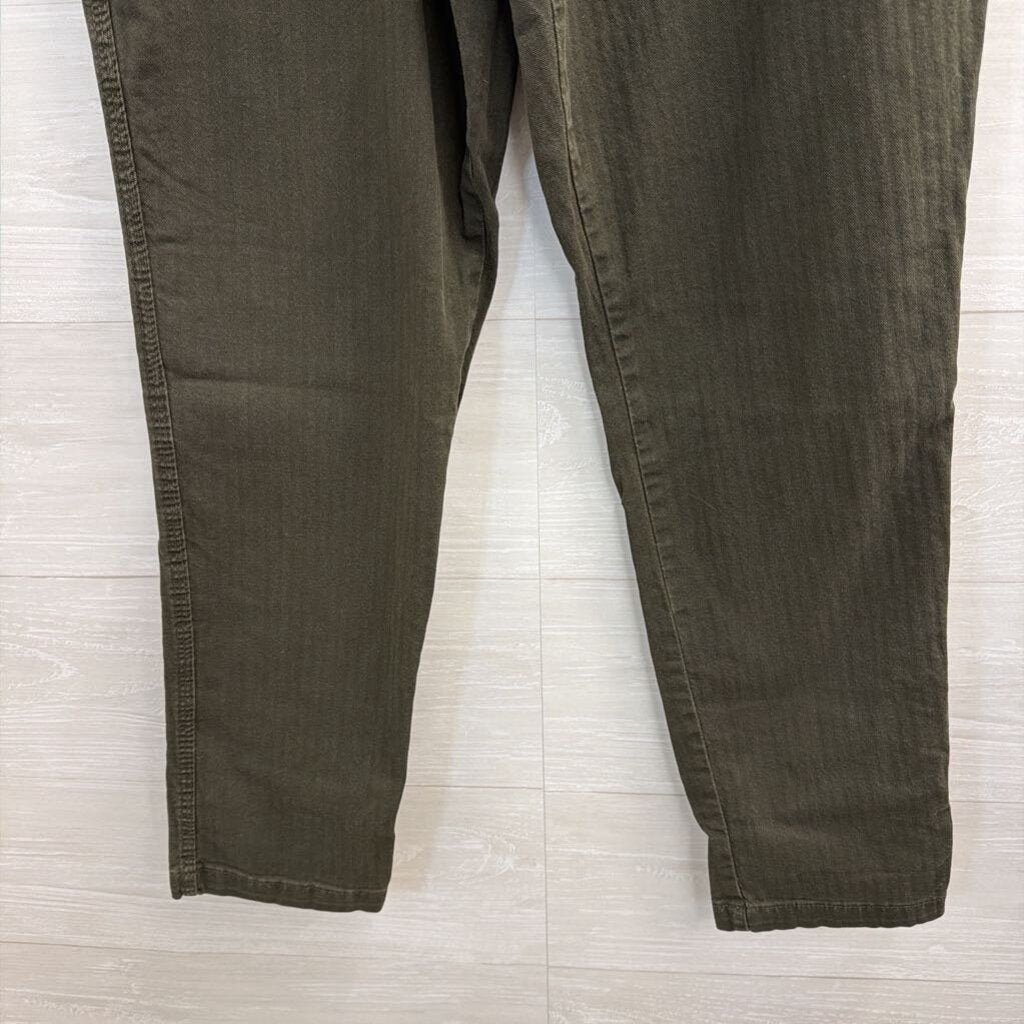Lee Green Striped Pants 12