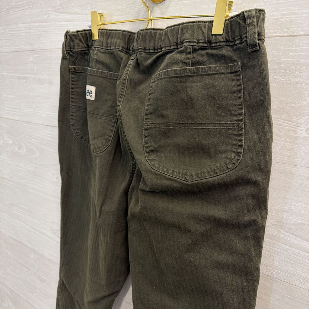 Lee Green Striped Pants 12