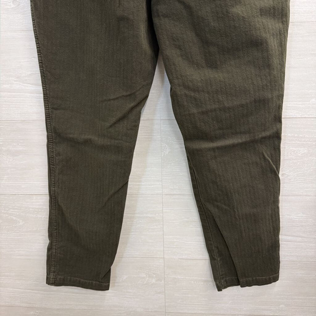 Lee Green Striped Pants 12