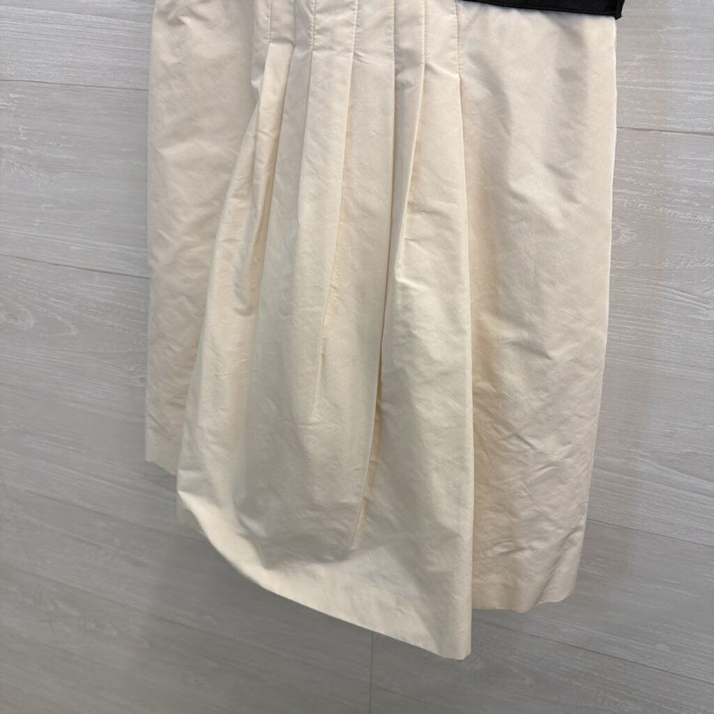 BCBG Black/ Cream Sleeveless Dress 2