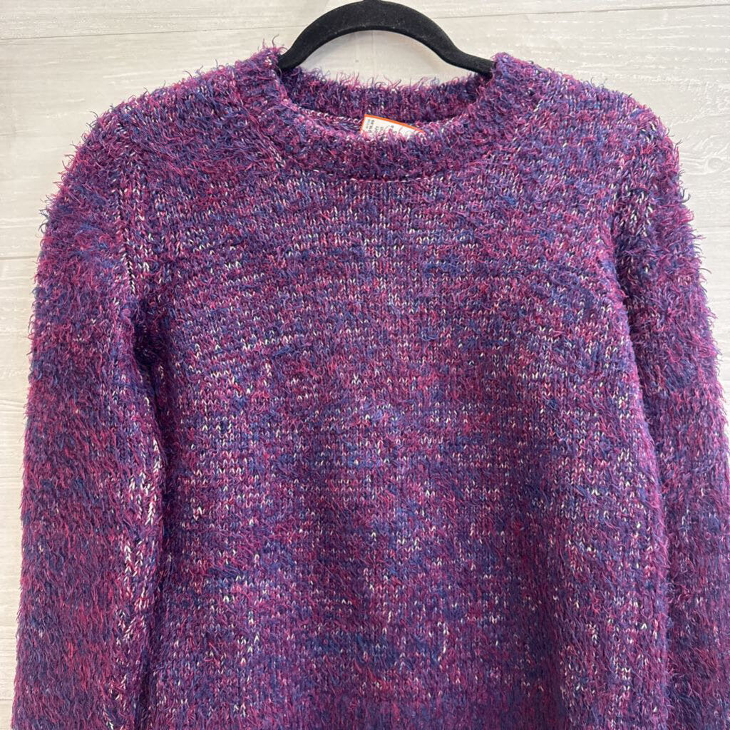 Loft Purple Soft Knit Long Sleeve Sweater Top Extra Small