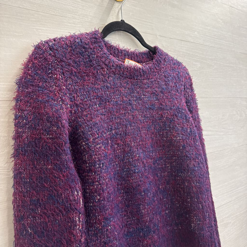 Loft Purple Soft Knit Long Sleeve Sweater Top Extra Small