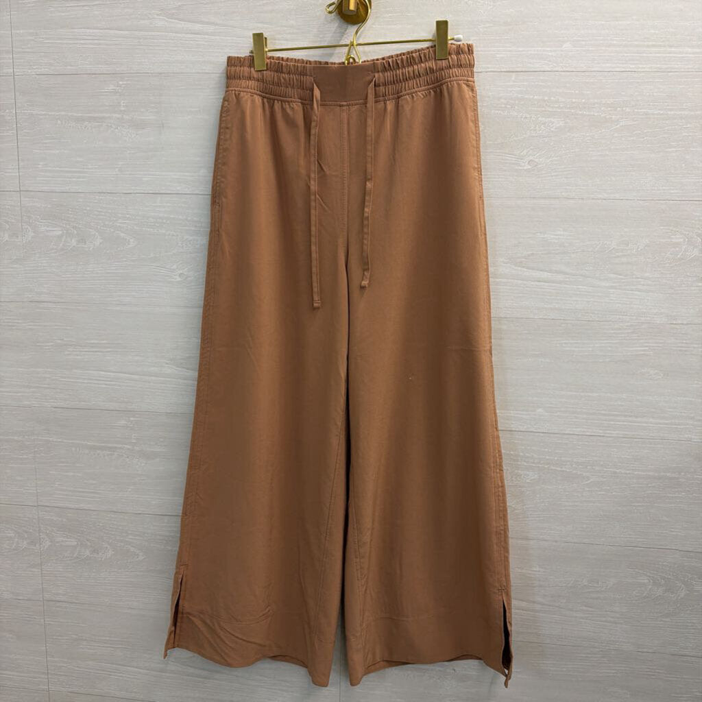 CRZ Yoga Brown Wide Leg Pull On Pants Medium